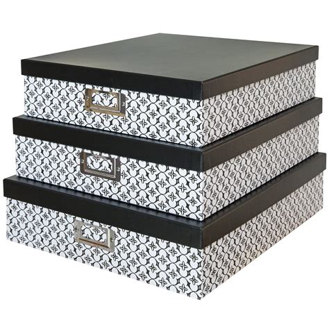 decorative storage box lid cardboard